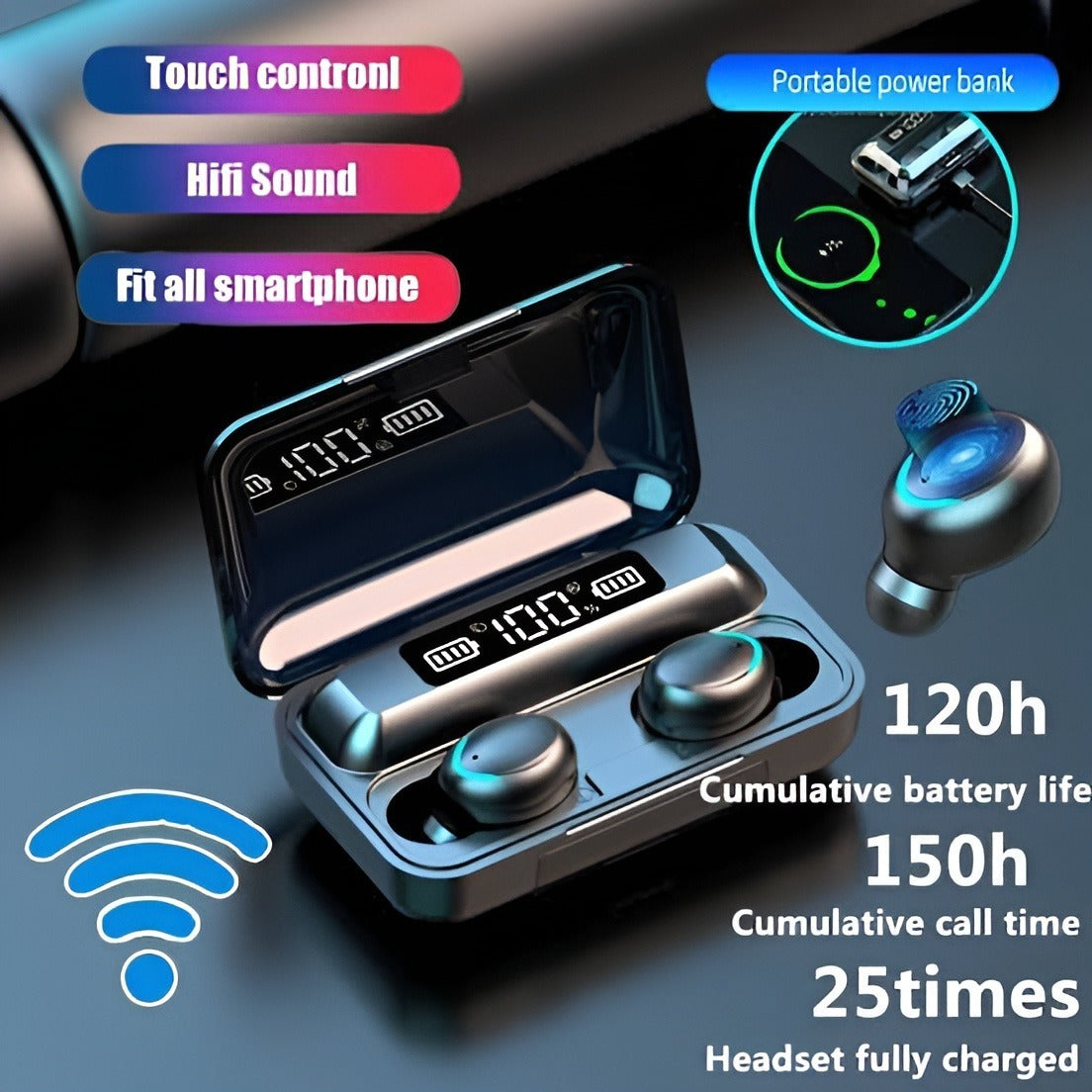 M10 Earbuds 3500 mah