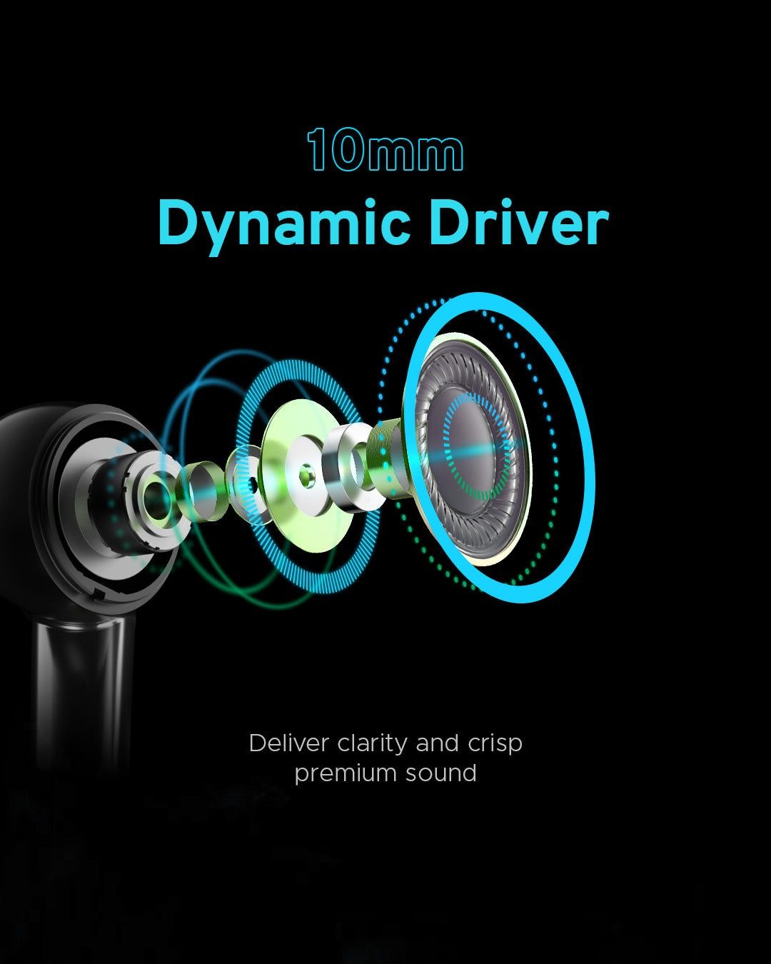 Audi0nic Airbud 550 Slide Airbuds